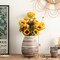 Uniquewise Farmhouse Ceramic Vase Rustic Vintage Decorative Pottery for Living Room Dining or Bedside Table Shelves Entryway and Mantel Tall Boho Centerpiece for Minimalist and Housewarming Decor